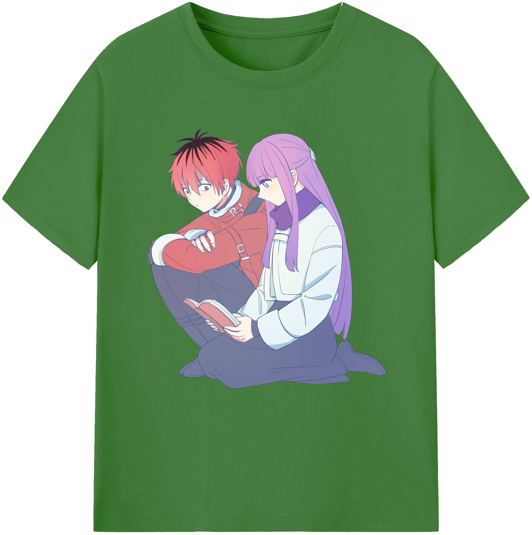（画像用） 葬送のフリーレン Frieren レディースカジュアルプリントTシャツ（綿100％）